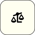 Ethics Committee icon. Black justice scales silhouette on ivory background. Ethics Committee icon. Black justice scales silhouette on ivory background.